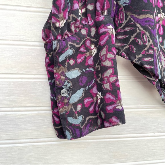 Converse One-Star Floral Blouse, Size S - Picture 4 of 6